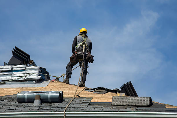 Professional Flat Roof Repair technician working in Felicity, OH